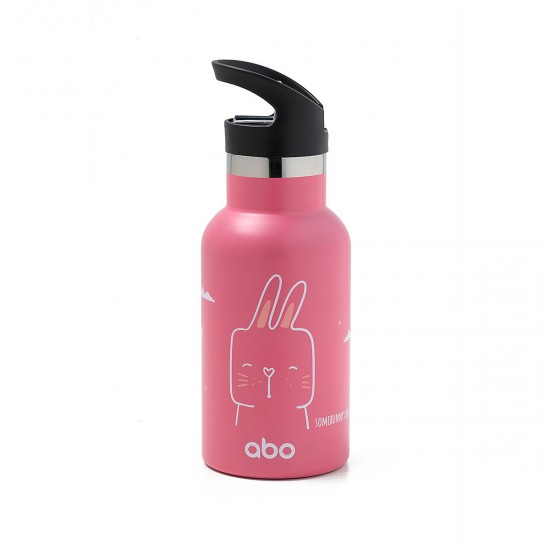 Παγούρι θερμός 350 ml με έξτρα πώμα SOMEBUNNY LOVES YOU