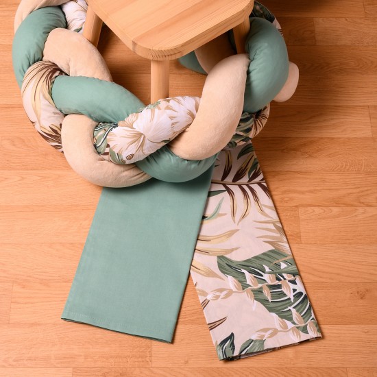 Σετ σεντόνια λίκνου 2τμχ Tropical leaves