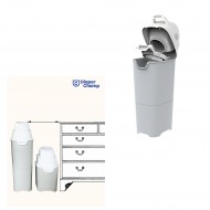 One Maxi κάδος πάνας silver Diaper Champ