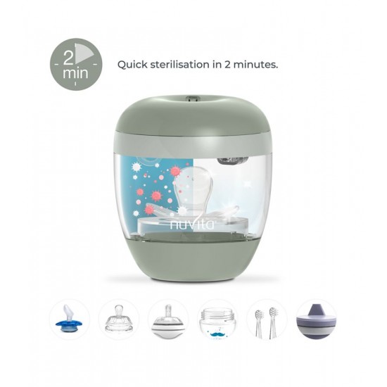 UV MellyPlus Φορητός Αποστειρωτής Sage Green