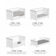 London white κούνια κρεβάτι