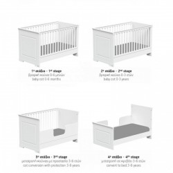 York white κούνια κρεβάτι