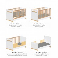 Palmer white κούνια κρεβάτι