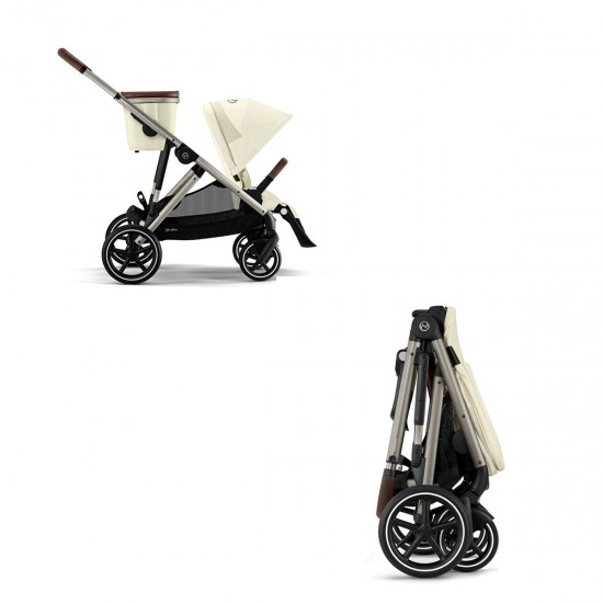Gazelle S seashell beige taupe frame