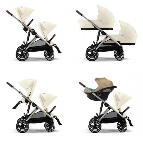 Gazelle S seashell beige taupe frame