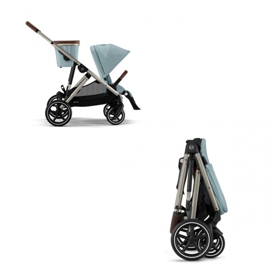 Gazelle S stormy blue taupe frame