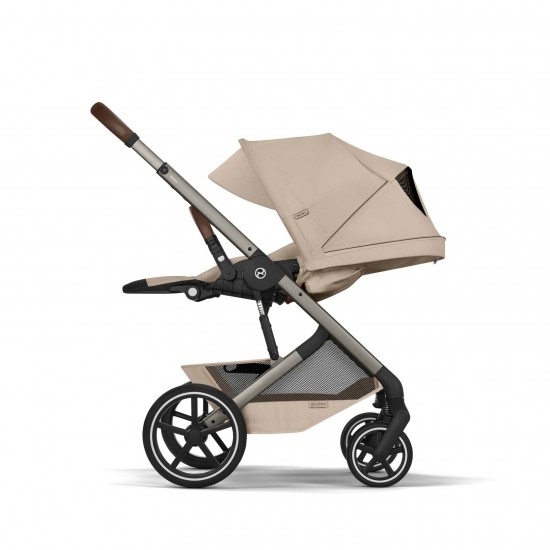 Balios S lux με πτυσσόμενο πορτ μπεμπέ almond beige