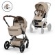 Balios S lux με πτυσσόμενο πορτ μπεμπέ almond beige