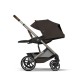 Balios S lux με πτυσσόμενο πορτ μπεμπέ chocolate brown
