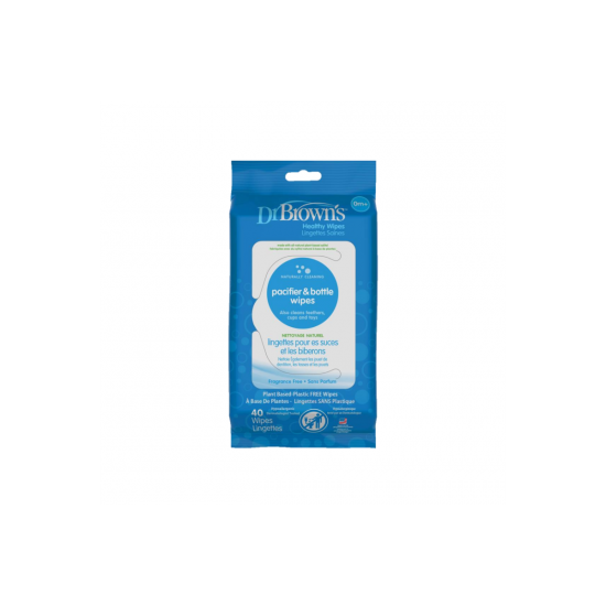 Μαντιλάκια καθαρισμού πιπίλας και θηλών 40 τμχ