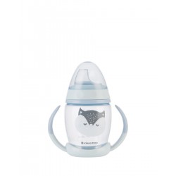 Ποτήρι PP με στόμιο σιλικόνης 200ml Happy Face blue Ποτήρι PP με στόμιο σιλικόνης 200ml Happy Face blue