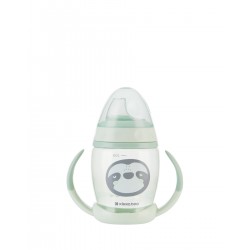 Ποτήρι PP με στόμιο σιλικόνης 200ml Happy Face Mint Ποτήρι PP με στόμιο σιλικόνης 200ml Happy Face Mint