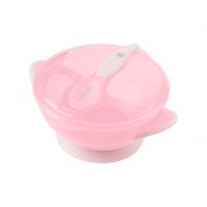 Μπολ με κουτάλι Feedy pink