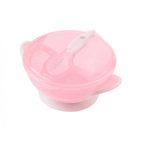 Μπολ με κουτάλι Feedy pink Μπολ με κουτάλι Feedy pink
