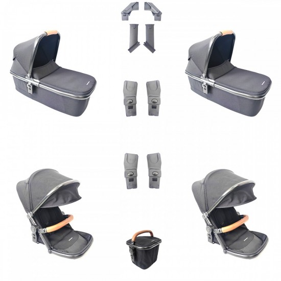 Go 2 δίδυμο σύστημα μεταφοράς black