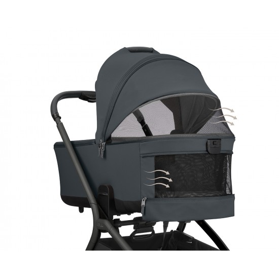 Goya 5-1 σύστημα μεταφοράς platinum graphite (καρότσι, πορτ μπεμπέ, κάθισμα 40-87, κάθισμα 40-105, βάση isofix)