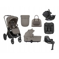 Goya 5-1 σύστημα μεταφοράς platinum mocca (καρότσι, πορτ μπεμπέ, κάθισμα 40-87, κάθισμα 40-105, βάση isofix)