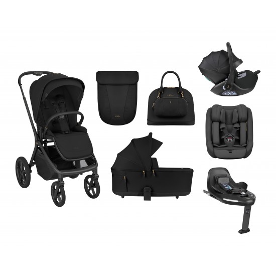 Goya 5-1 σύστημα μεταφοράς platinum noir (καρότσι, πορτ μπεμπέ, κάθισμα 40-87, κάθισμα 40-105, βάση isofix)