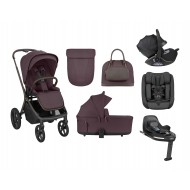 Goya 5-1 σύστημα μεταφοράς platinum merlot (καρότσι, πορτ μπεμπέ, κάθισμα 40-87, κάθισμα 40-105, βάση isofix)