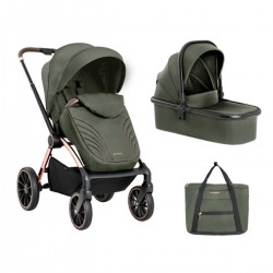 Kara σύστημα μεταφοράς 3-1+ βάση isofix black frame army green