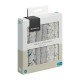 Dreamy fields grey πανάκια 30x30 μουσελίνας 6 τεμ   Dreamy fields grey πανάκια 30x30 μουσελίνας 6 τεμ