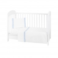 Σεντόνια κούνιας 3pcs Bear with me blue 60x120