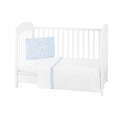 Σεντόνια κούνιας 3pcs Bear with me blue 70x140