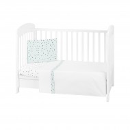 Σεντόνια κούνιας 3pcs Bear with me mint 70x140