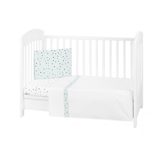 Σεντόνια κούνιας 3pcs Bear with me mint 70x140