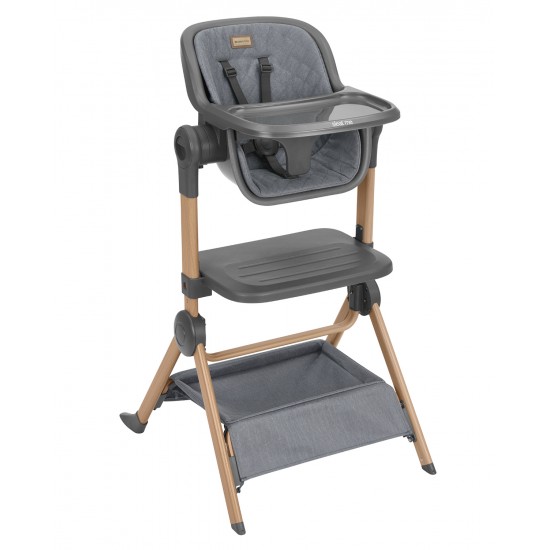 Sleat me λίκνο 2 σε 1 + Καρεκλάκι φαγητού grey