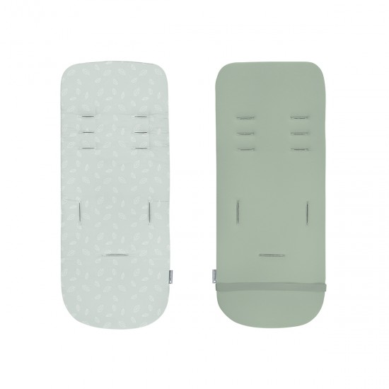 Μαξιλάρι καροτσιού memory foam Leaves mint Μαξιλάρι καροτσιού memory foam Leaves mint