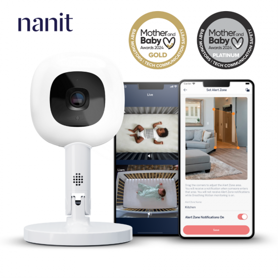 Nanit pro camera παρακολούθησης με flex stand