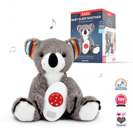 COCO Κοάλα Νανουρίσματος με Χτύπους Καρδιάς Λευκούς Ήχους